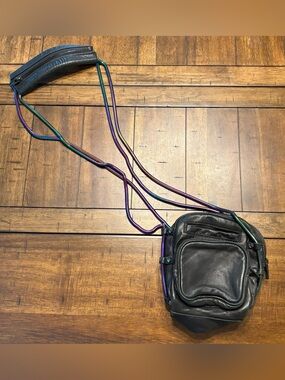 Alexander Wang Black Leather Crossbody with Branded Interior Patch